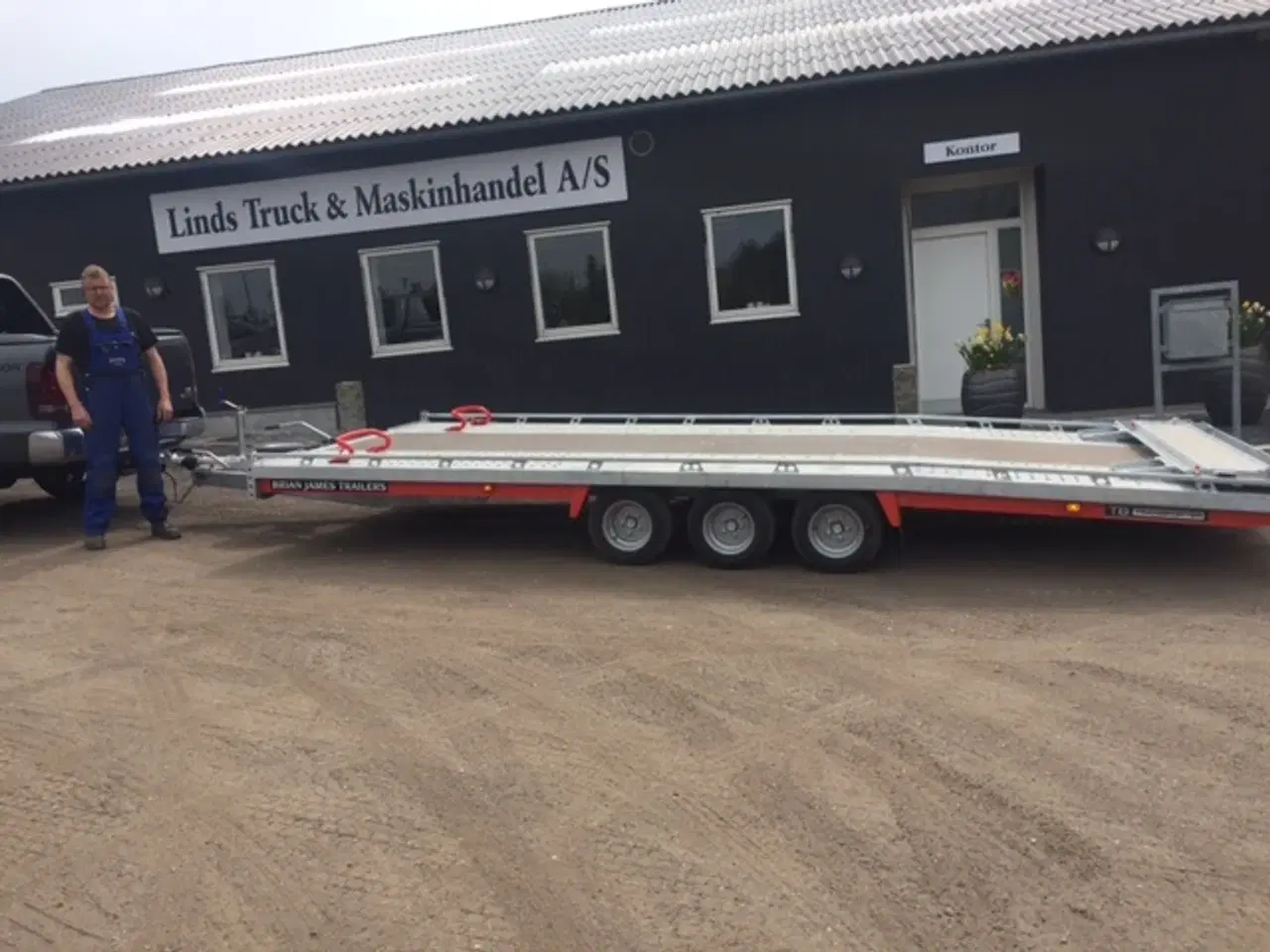 Billede 1 - Brian James 3500 kg autotrailer