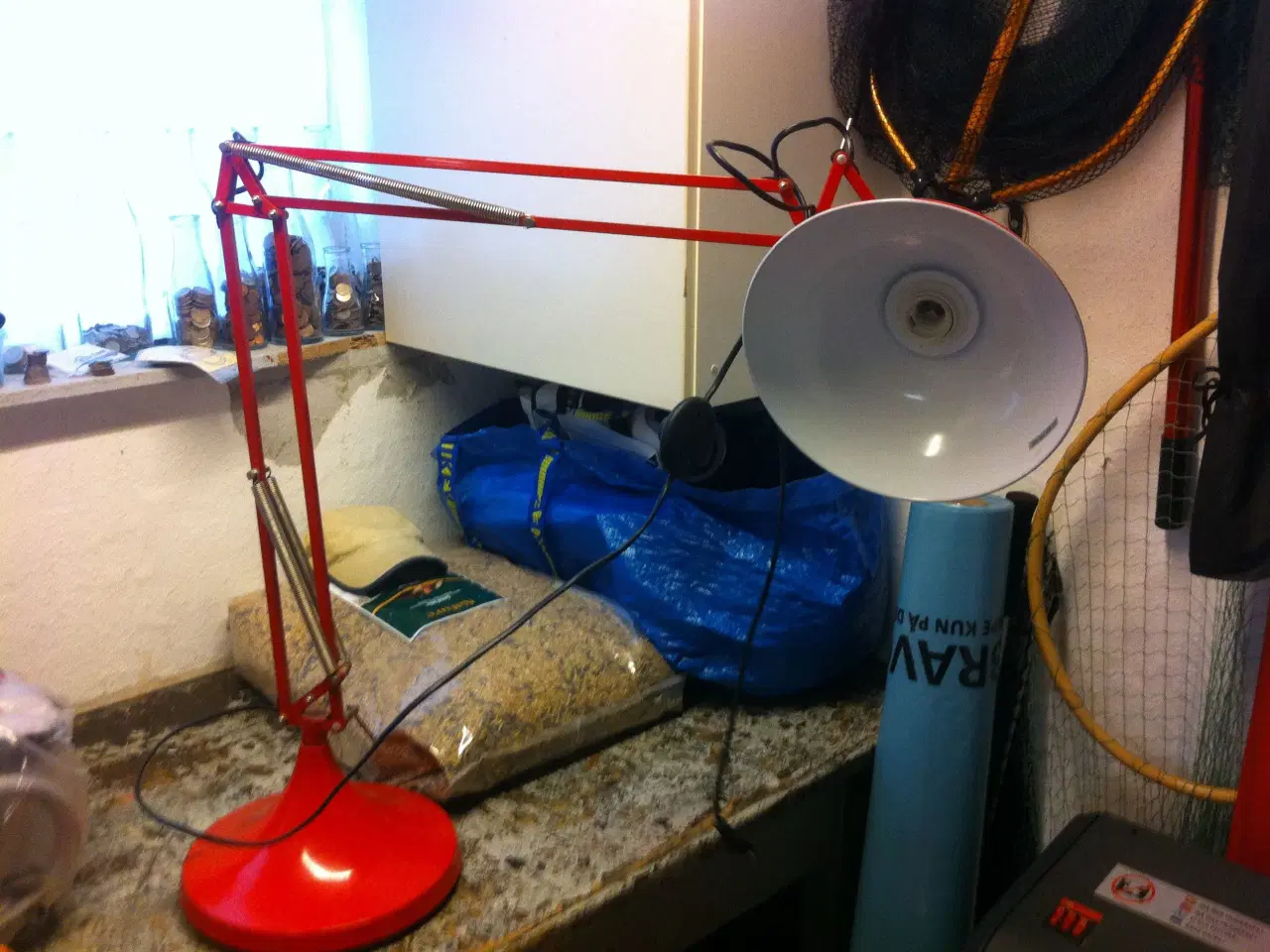 Billede 1 - gulv arkitektlampe Rød