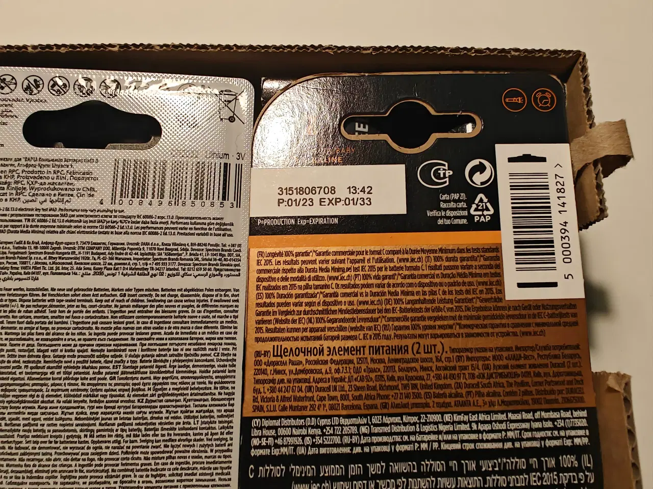 Billede 3 - 61 Styks Duracell batterier.