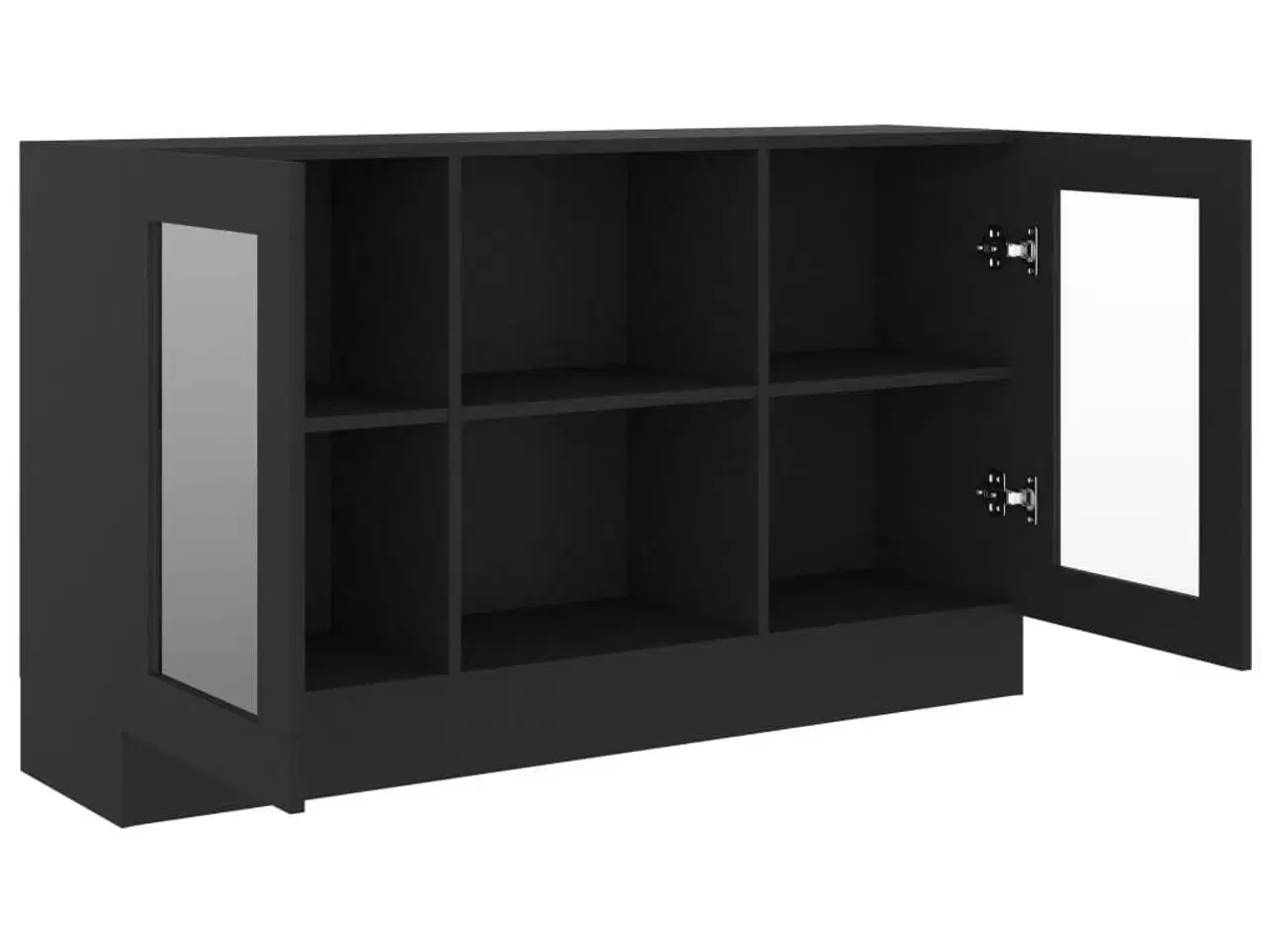 Billede 5 - Skænk 120x30,5x70 cm konstrueret træ sort