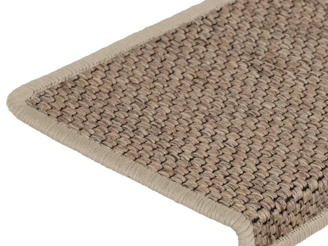 Billede 7 - Selvklæbende trappemåtter 15stk. 65x21x4cm sisal-look sandfarve