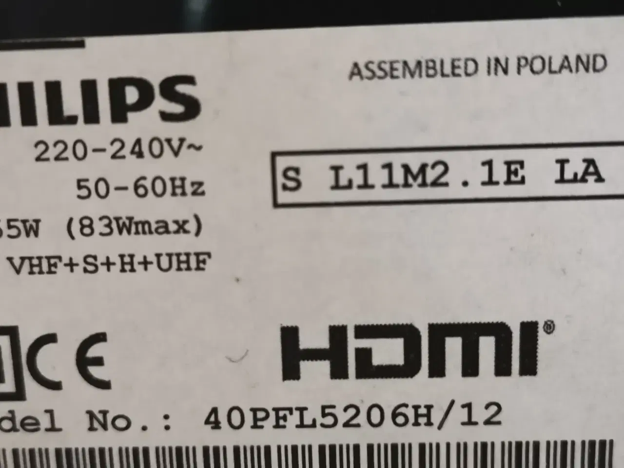 Billede 2 - Philips 40" HD TV
