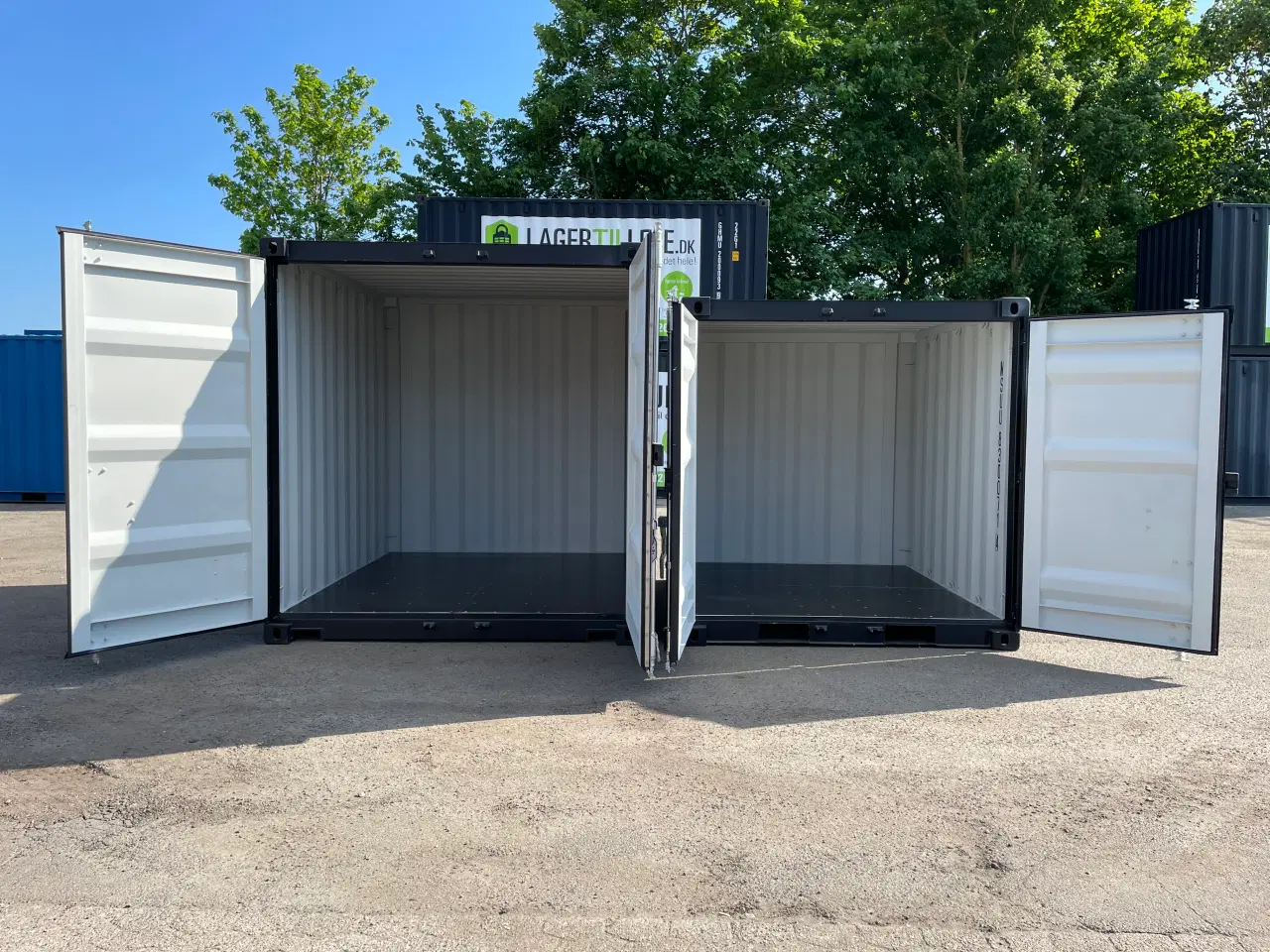 Billede 2 - Nye 8 eller 10 fods containere i Sort