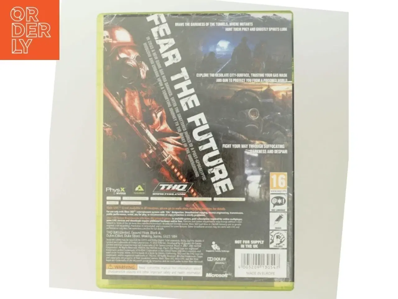 Billede 3 - Metro 2033 Xbox 360 Spil fra THQ