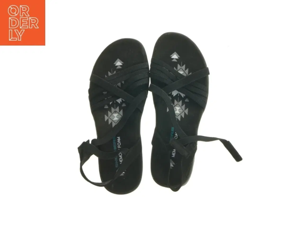 Billede 5 - Sorte sandaler fra Skechers fra Skechers (str. Længde. 26 cm)