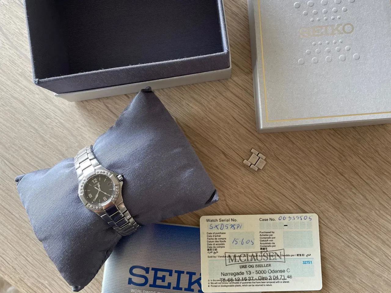 Billede 1 - Seiko Dameur m/16 diamanter/1 safir