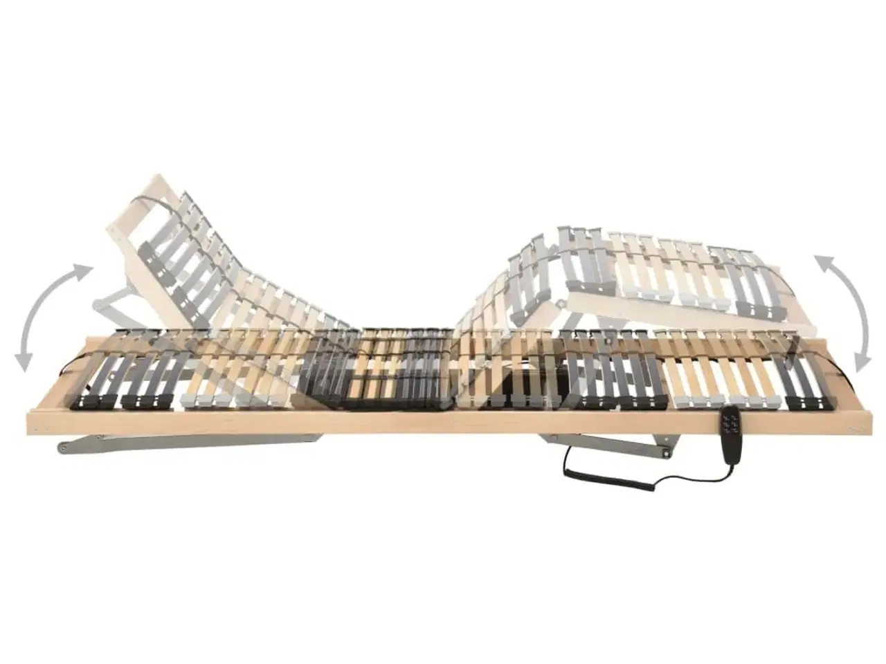 Billede 3 - Lamelbund med elevation 28 lameller 7 zoner 90x200 cm