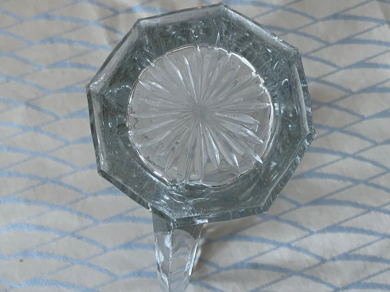 Billede 4 - Chippendale glas kande med bølget kant