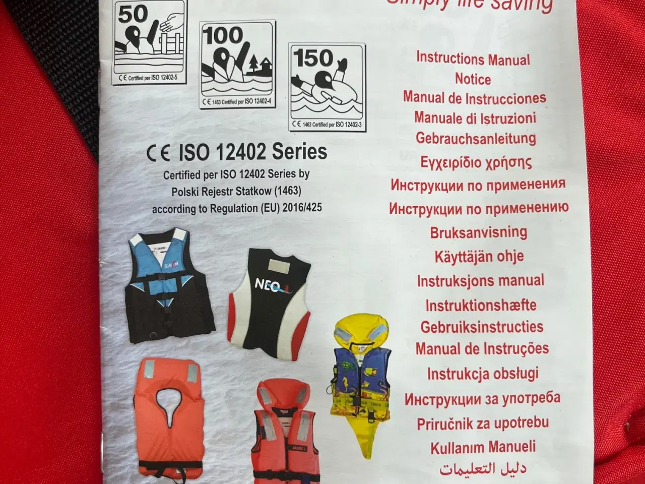Billede 3 - Redningsveste, 4 stk HELT NYE veste