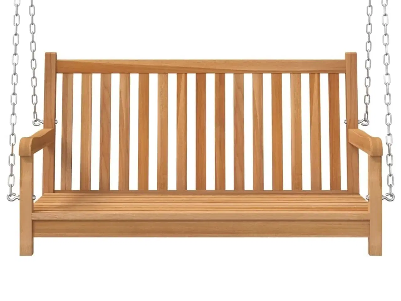 Billede 3 - Gyngebænk 114x60x64 cm massivt teaktræ