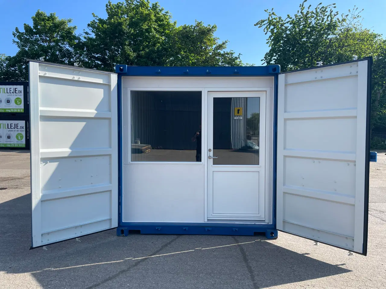 Billede 1 - 20 fods Container - Med dør og vindue