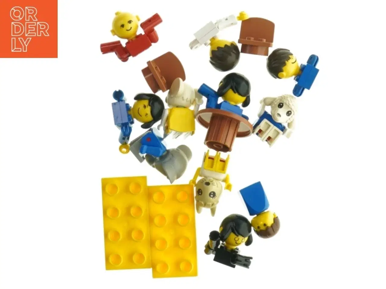 Billede 1 - LEGO minifigurer og byggeplader fra Duplo (str. Blandede størrelser)