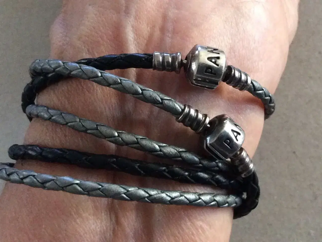 Billede 3 - Pandora flettede armbånd