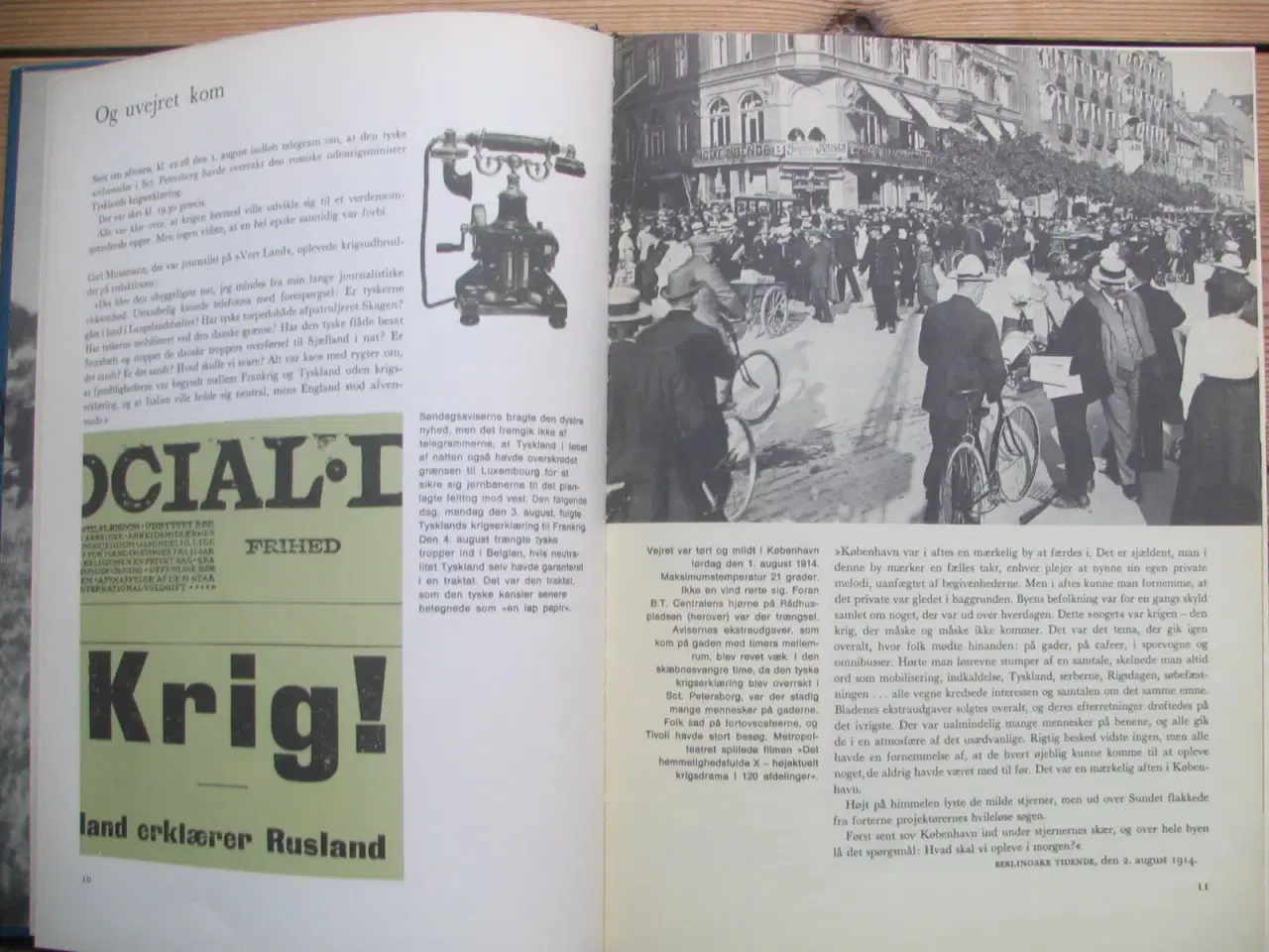 Billede 2 - De så det ske. Danmark 1. verdenskrig 1914-1918