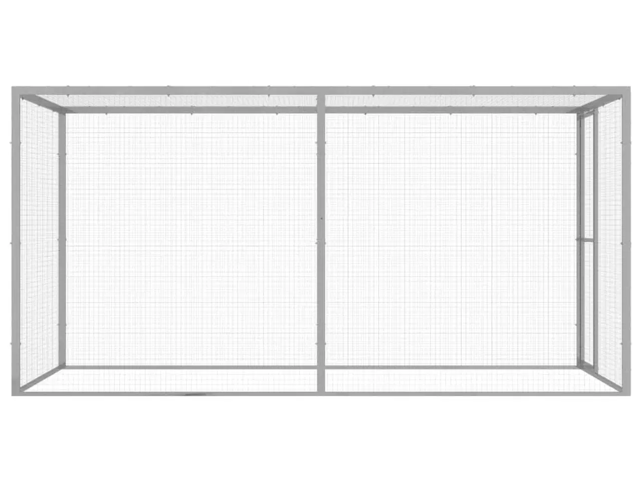 Billede 3 - Kattebur 3x1,5x1,5 cm galvaniseret stål