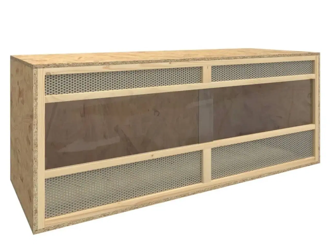 Billede 1 - Terrarium 120x50x50 cm konstrueret træ