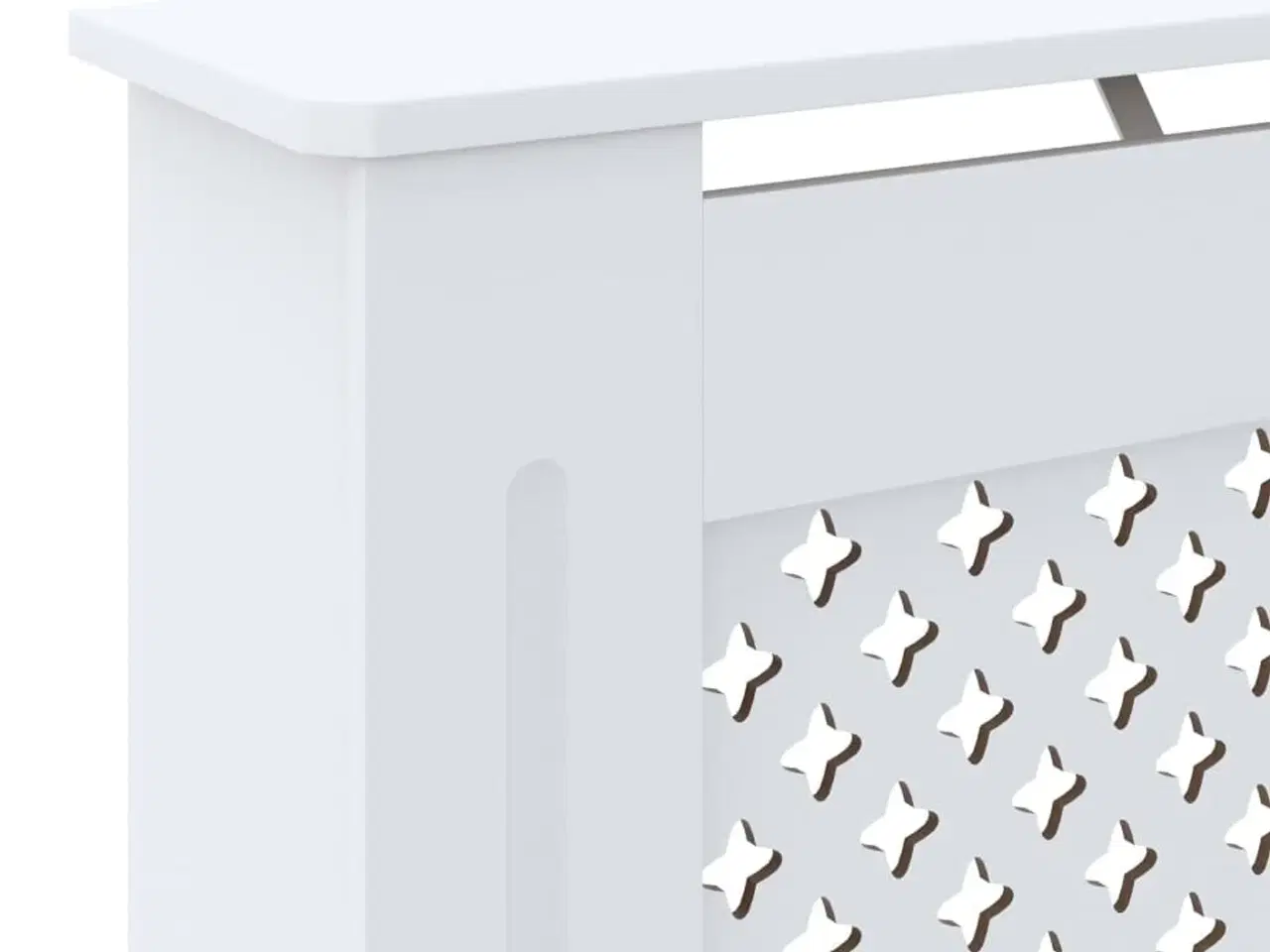 Billede 5 - Radiatorskjuler 78 cm MDF hvid