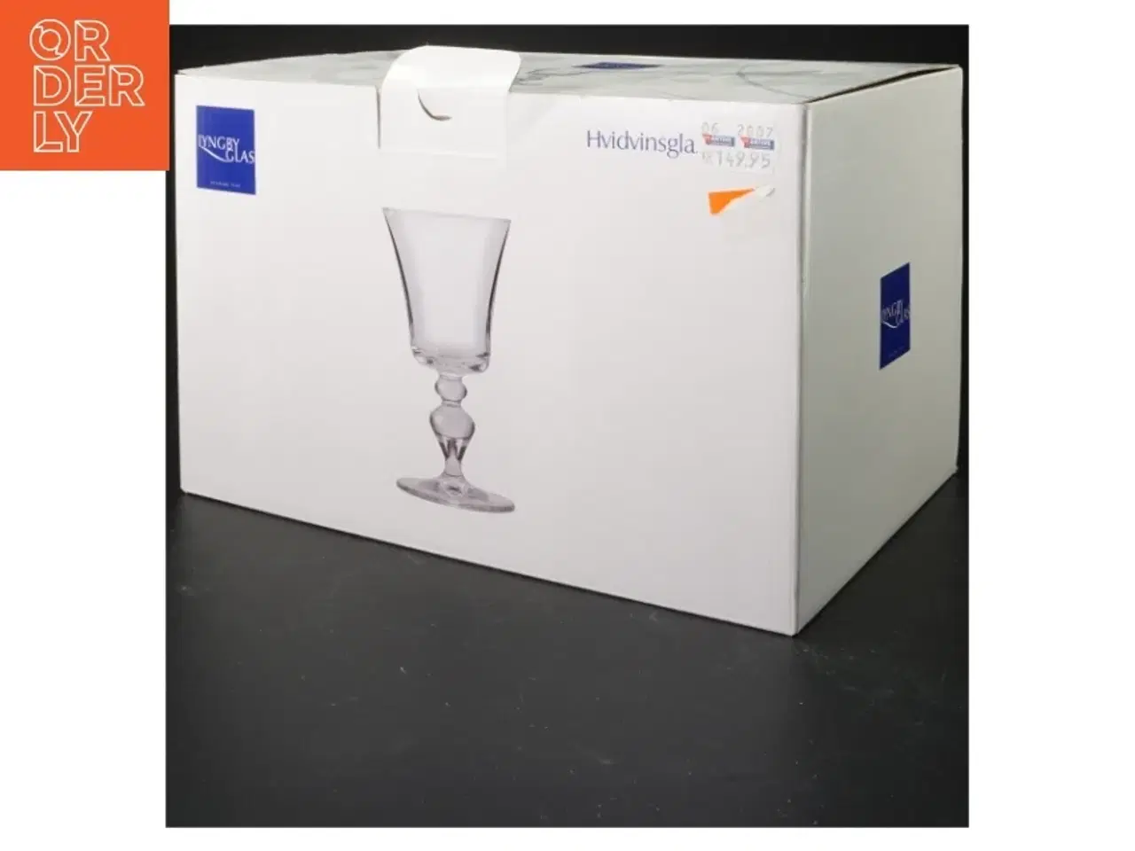 Billede 1 - Hvidvinsglas fra Lyngby glas (str. 17 cl 6 styk)