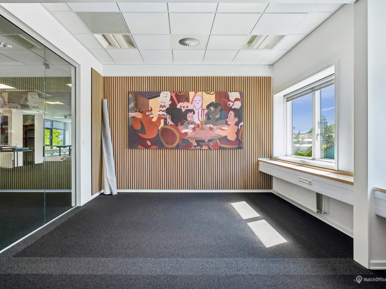 Billede 1 - Moderne kontorlokale i ejendom med kantine