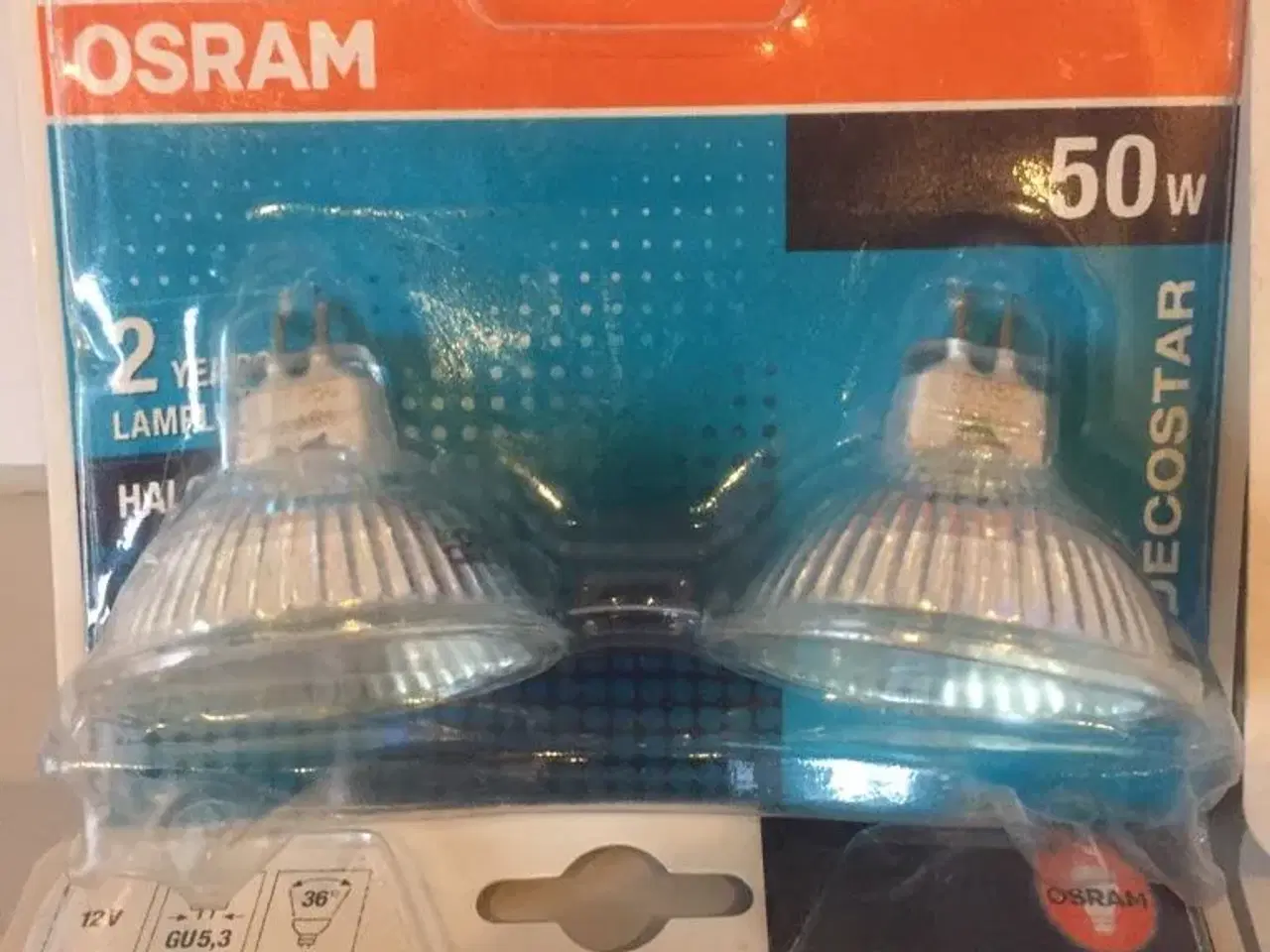 Billede 1 - Halogen 12 v Gu 5,3 - Ø 51 mm