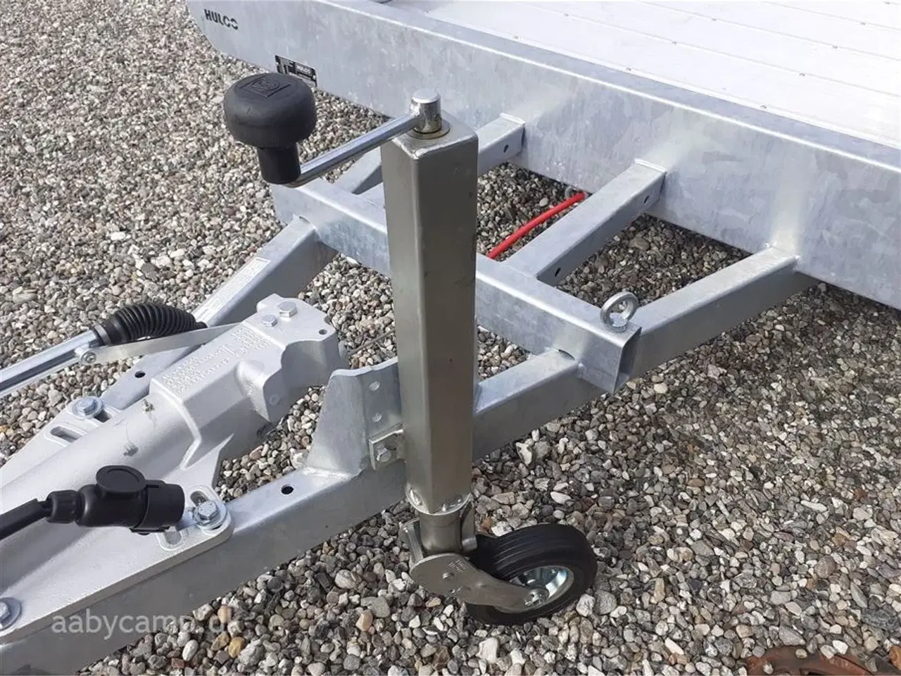 Billede 6 - 0 - Hulco Terrax 3 469x195   stærk og robust maskintrailer. 150 cm rampe. og ekstra lang lad længde. 3 aksler.