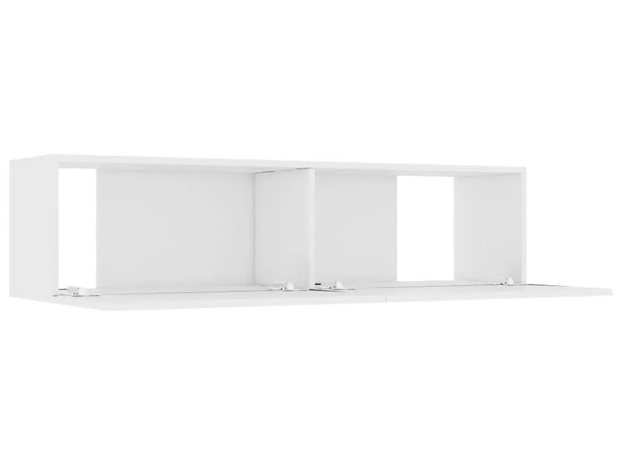Billede 5 - Tv-skab 120x30x30 cm konstrueret træ hvid