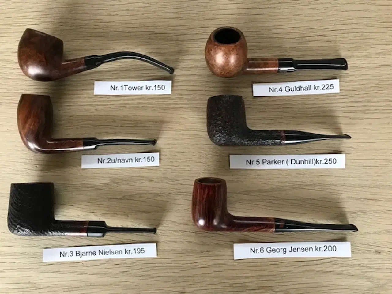Billede 1 - Ks.5 Diverse piber fra kr 175 pr. stk.