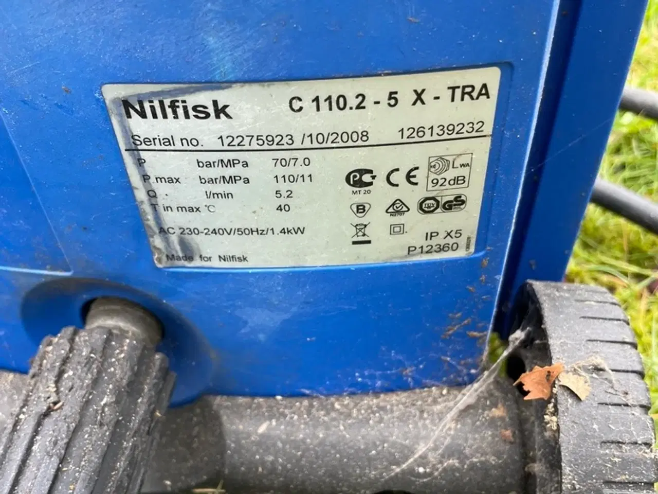 Billede 4 - Nilfilsk Højtryksrenser m. terrassevasker.