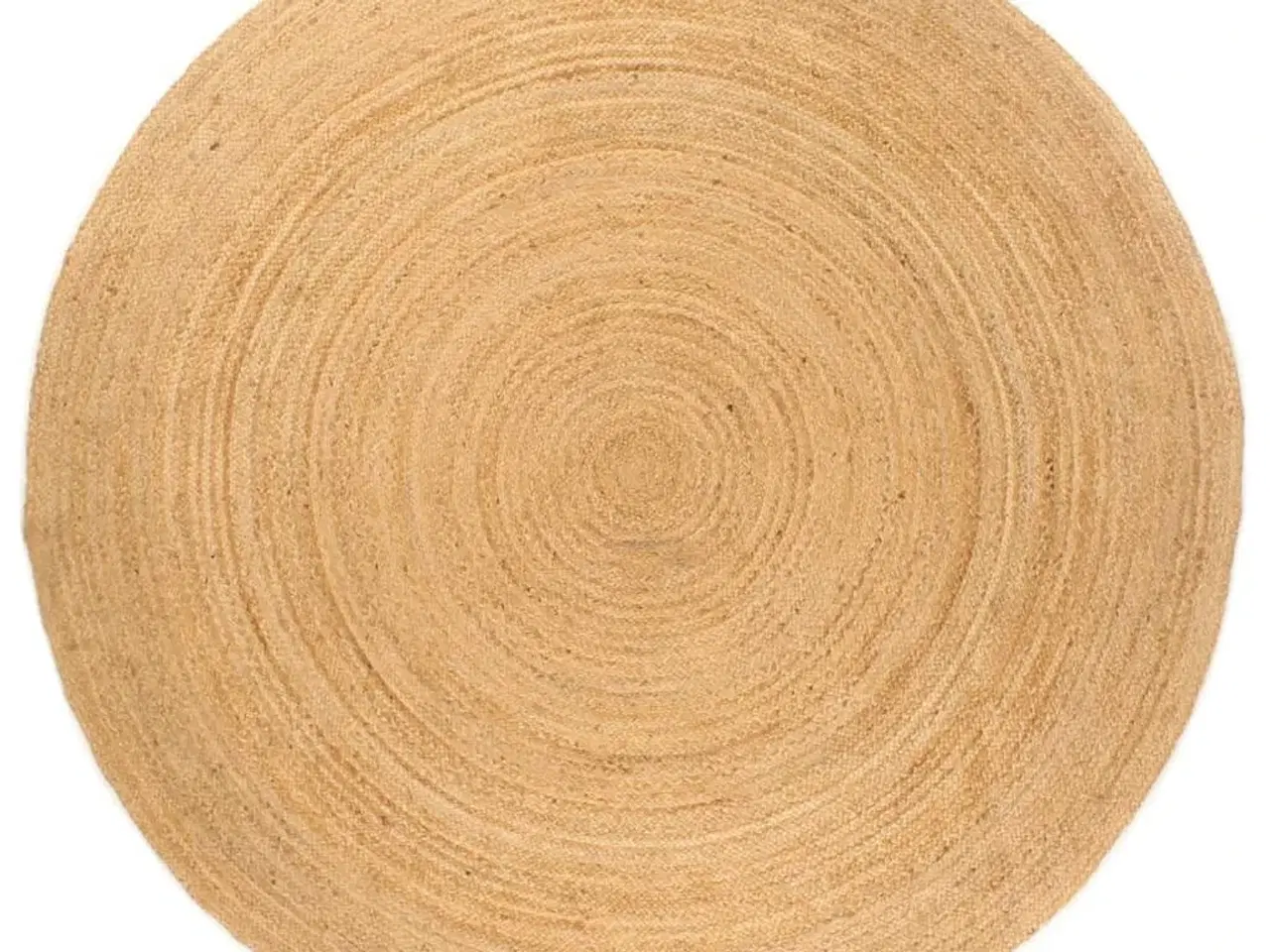 Billede 1 - Gulvtæppe 210 cm flettet jute rundt