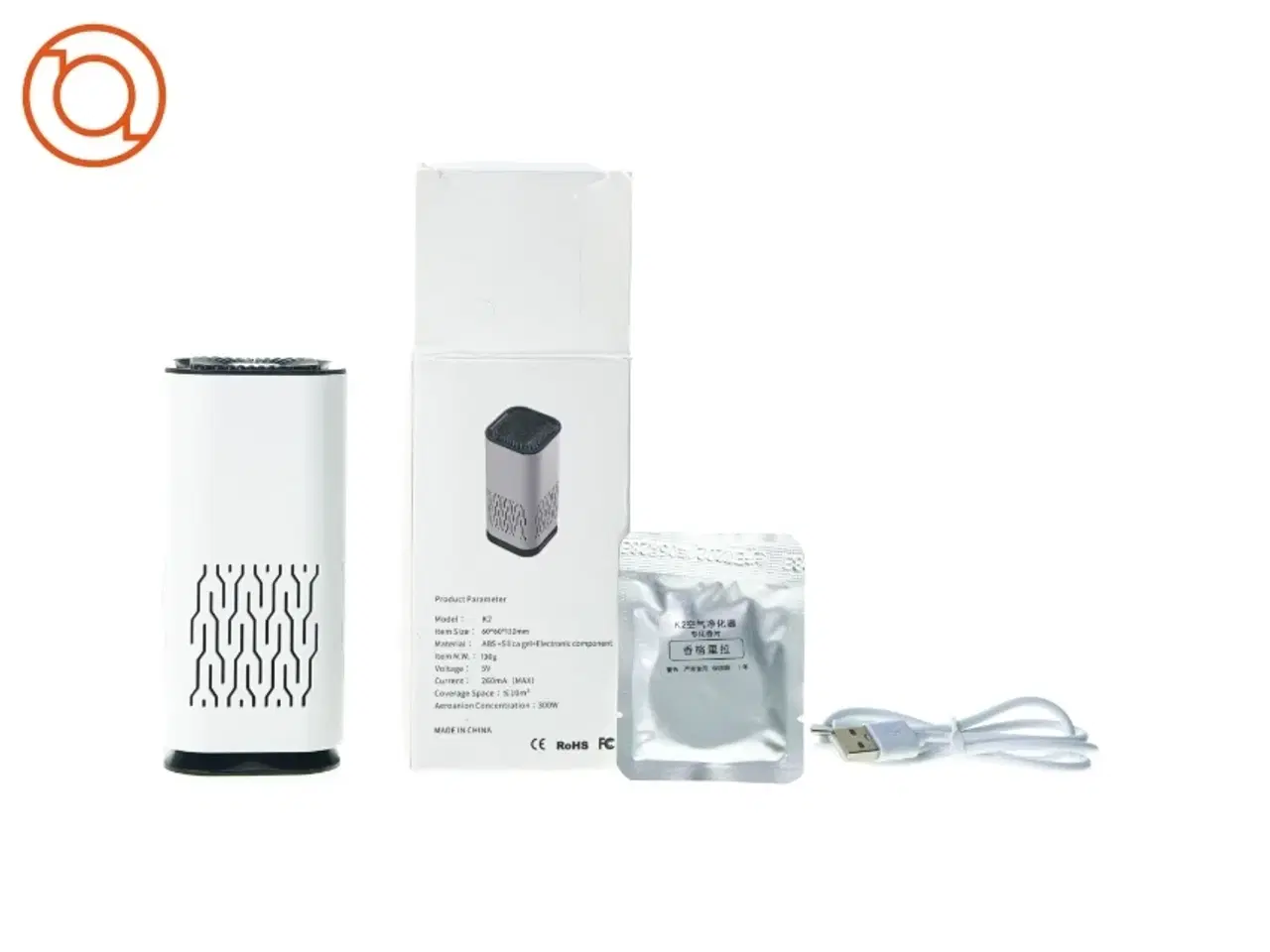 Billede 2 - Portable air purifier fra K 2 (str. 13 x 6 x 6 cm)