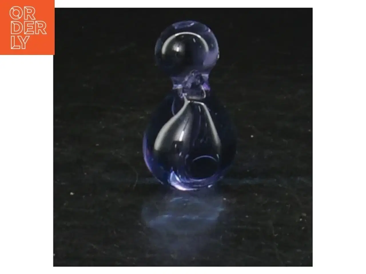 Billede 1 - Glasfigurer af ænder (str. 4 cm. og 3,5 cm)