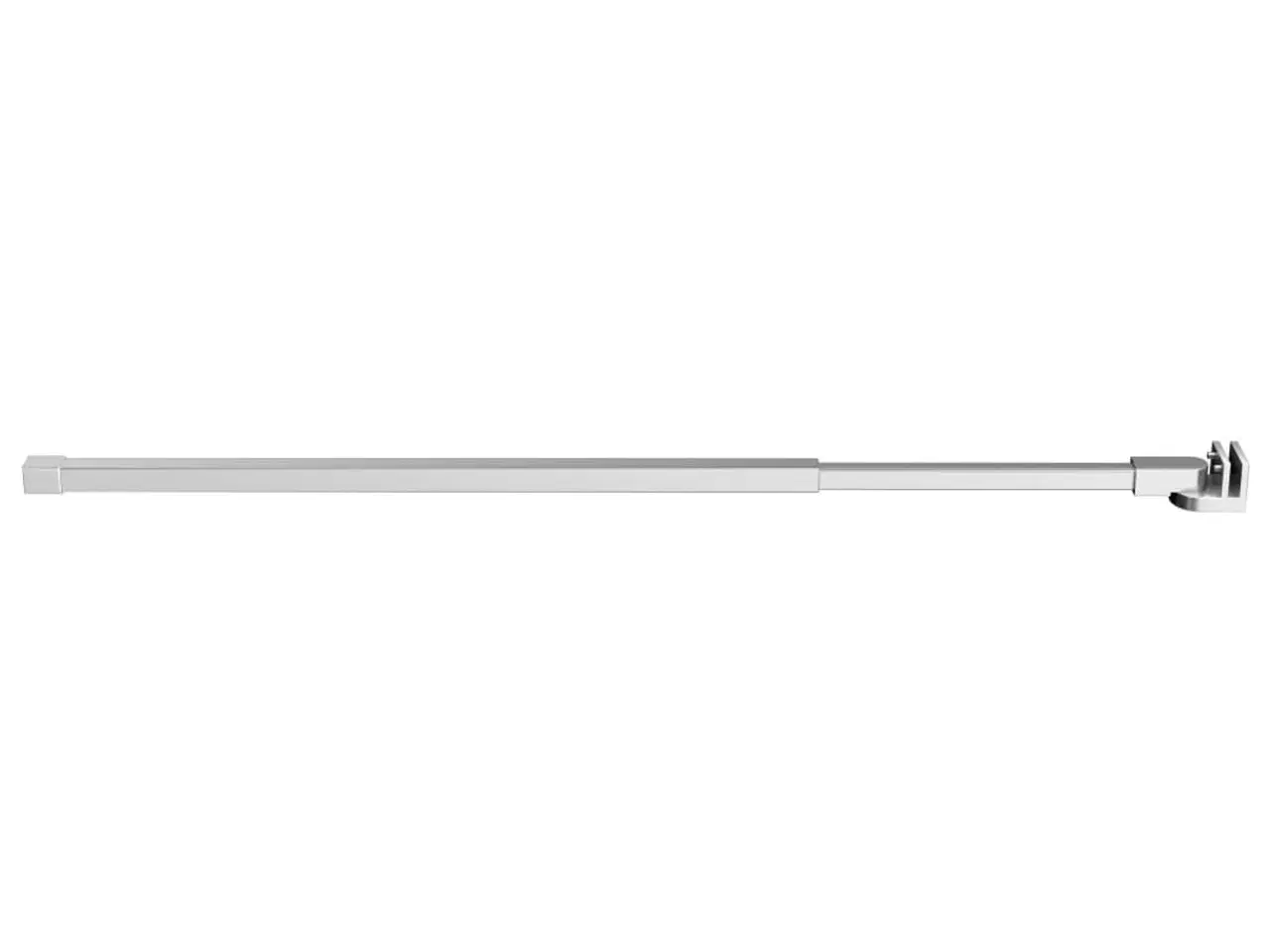 Billede 2 - Støttestang til brusevæg 70-120 cm rustfrit stål