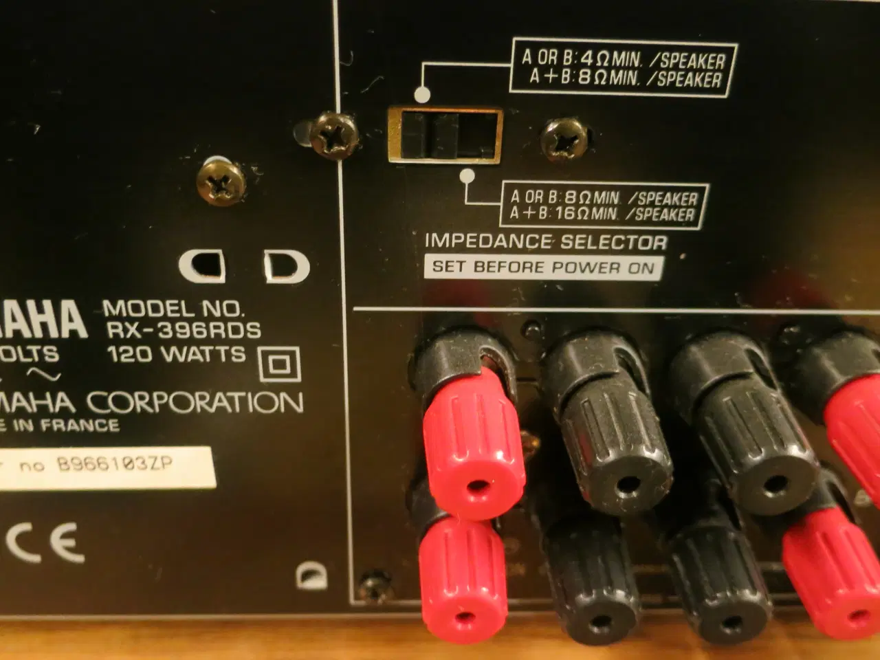 Billede 5 - YAMAHA RX-396 RECIEVER