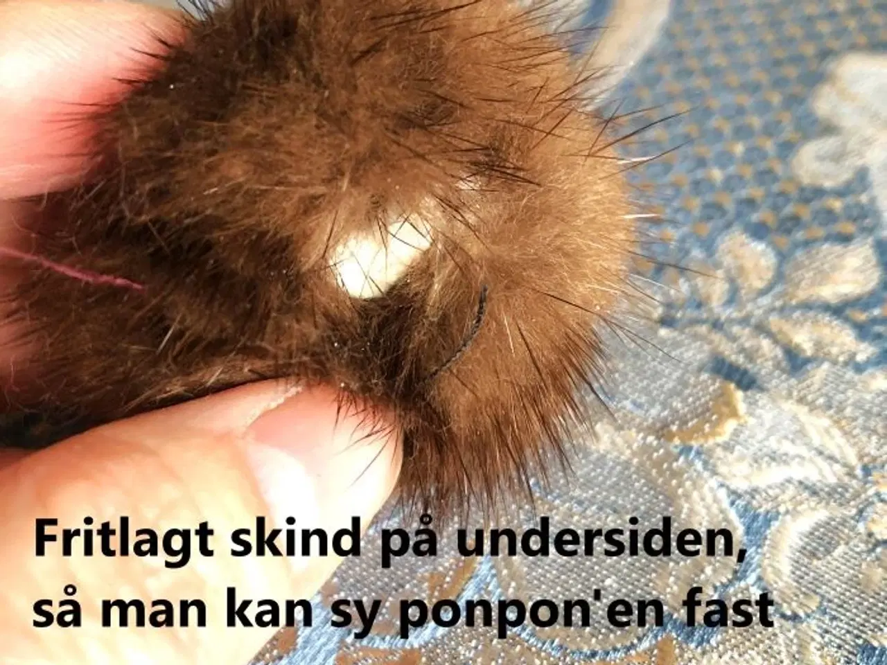 Billede 5 - Pompon i ÆGTE MINK