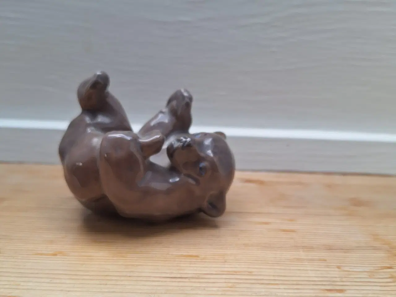 Billede 1 - Royal Copenhagen figur Bjørneunge No. 1124 1. sort