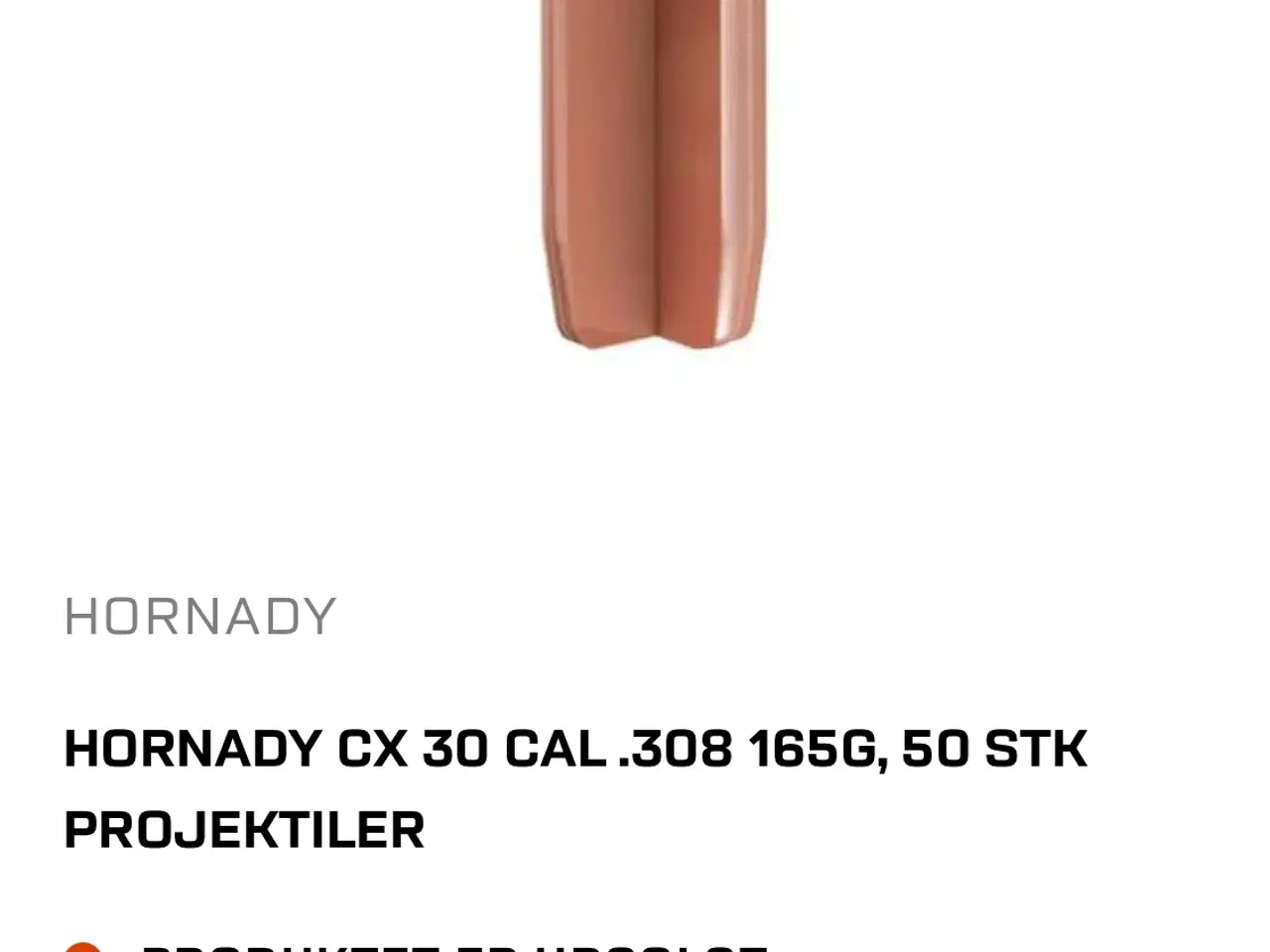 Billede 4 - Hornady CX kal.30 165gr