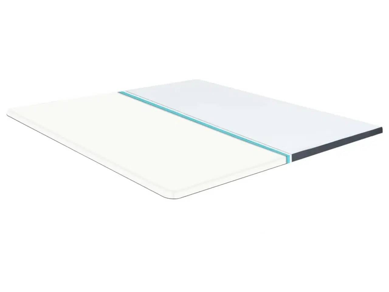 Billede 3 - Topmadras til seng med madras 200x180x5 cm