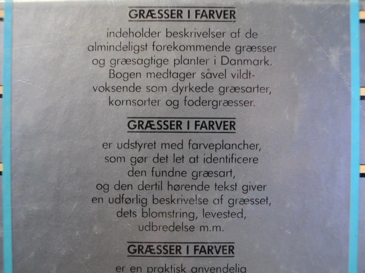 Billede 2 - græsser i farver, m. skytte christiansen. ill. af 
