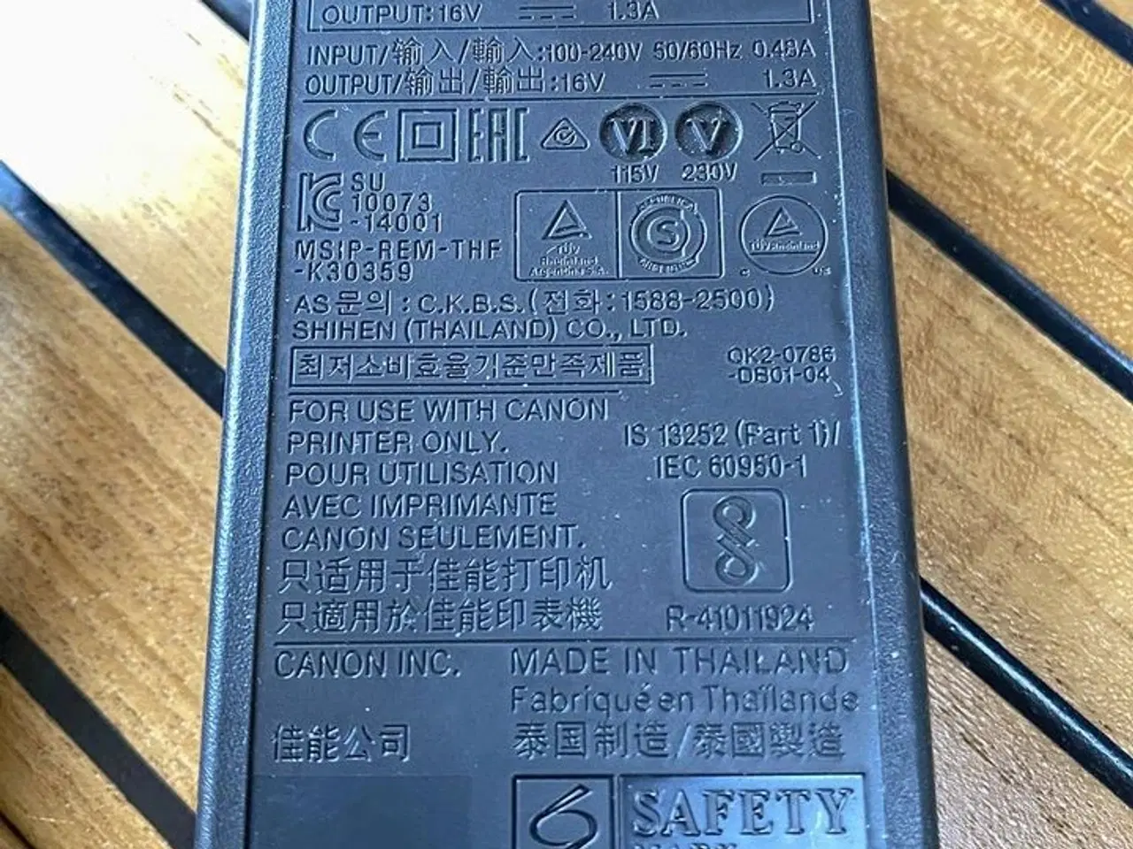 Billede 4 - Strømforsyning Canon AC/DC Adapter 16Vdc 1.3A