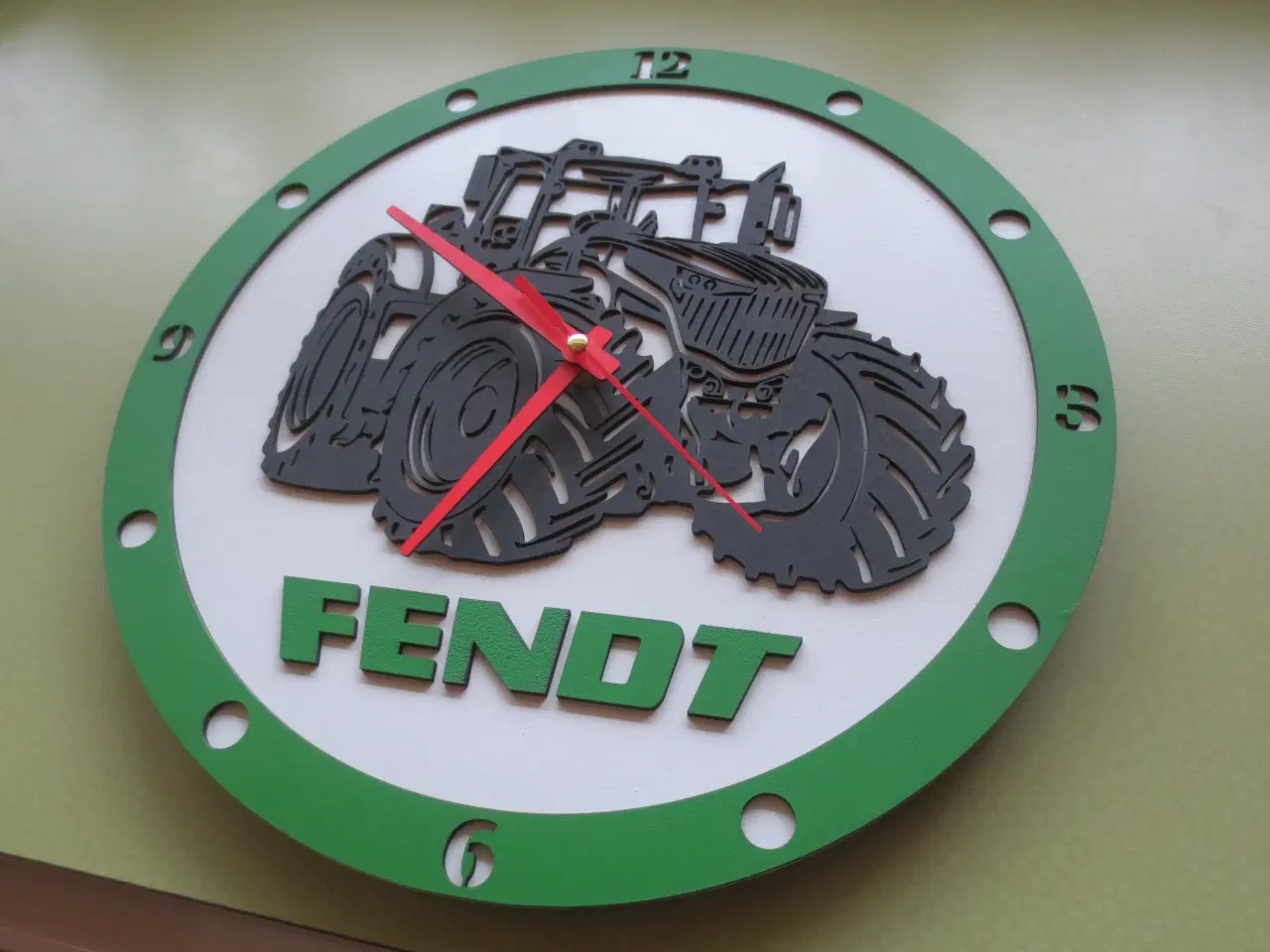 Billede 1 - 1 stk Fendt Vægur Diameter 36 cm 