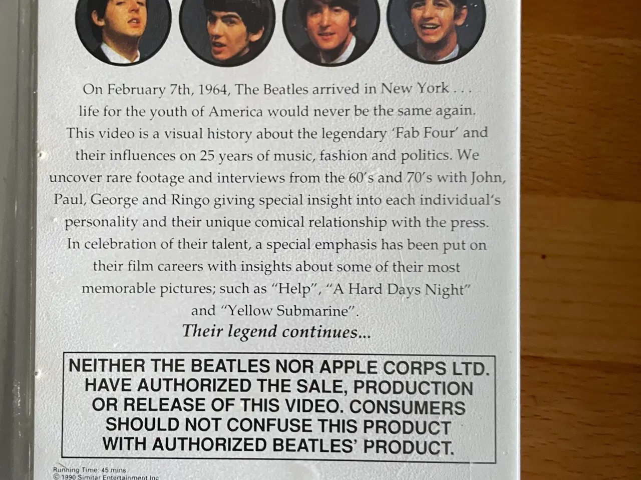 Billede 6 - Beatles vhs se tekst