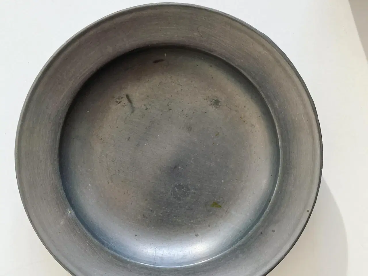 Billede 4 - Tintallerken m patina