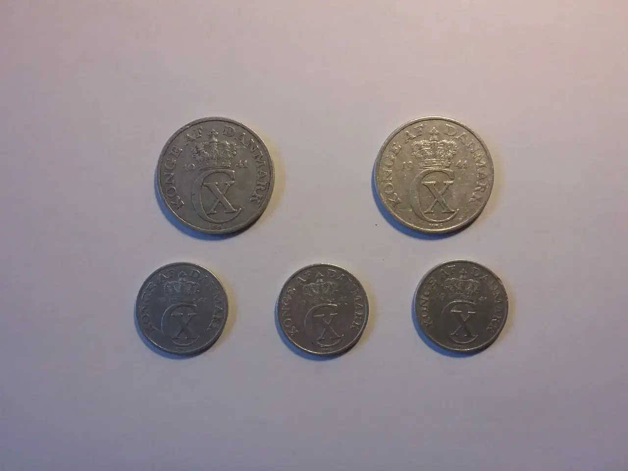 Billede 1 - 2 øre og 5 øre Aluminium