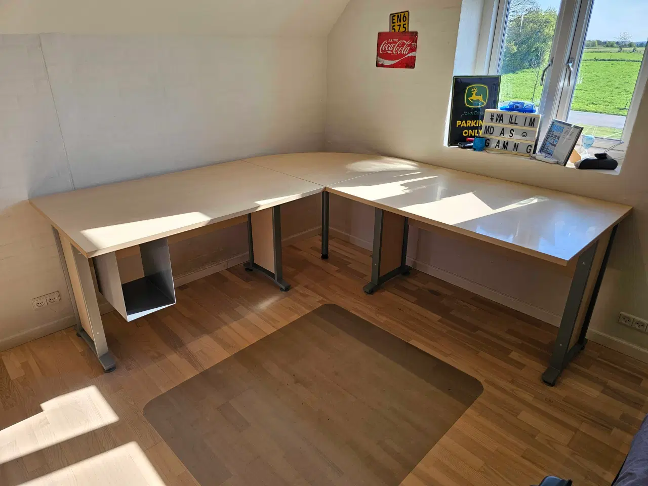 Billede 1 - Hjørne skrivebord 
