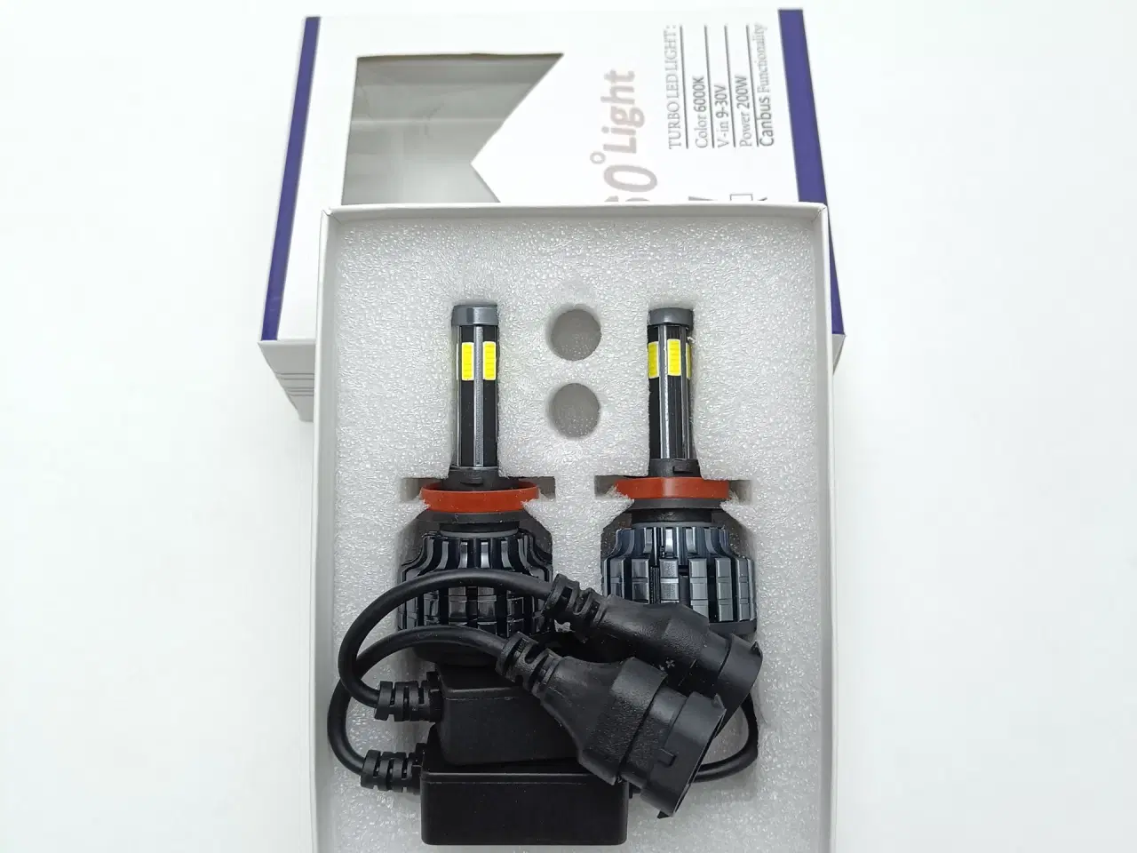 Billede 2 - NY! 360° LED Pærer H8 / H9 / H11 16000LM 6000K 