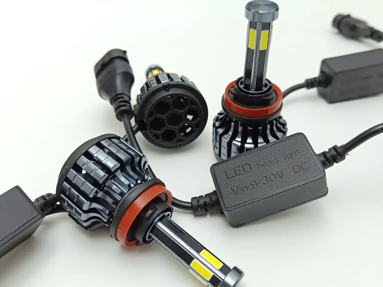 Billede 7 - NY! 360° LED Pærer H8 / H9 / H11 16000LM 6000K 