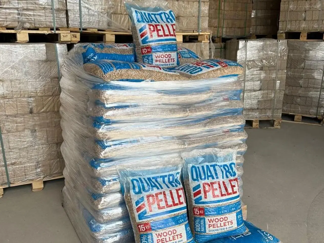Billede 3 - Træpiller, EnPlus A1, 6 mm, 975 kg