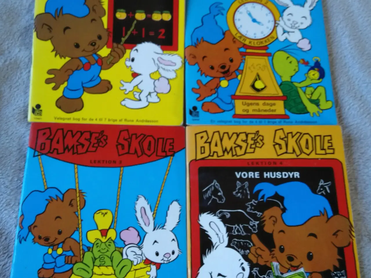 Billede 1 - 4 x Bamse Lektion