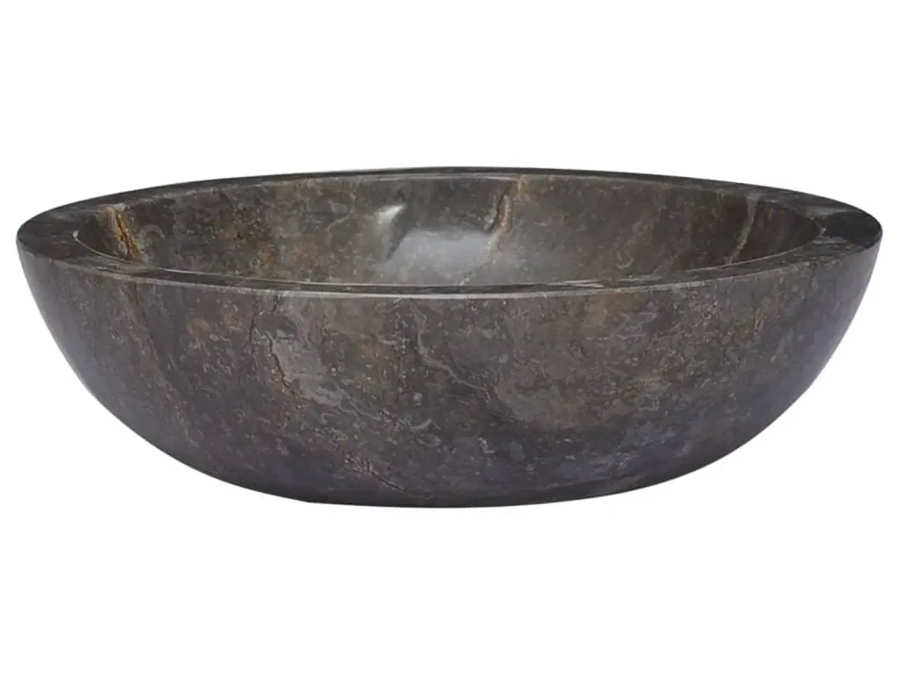 Billede 1 - Håndvask Ø40x12 cm marmor grå