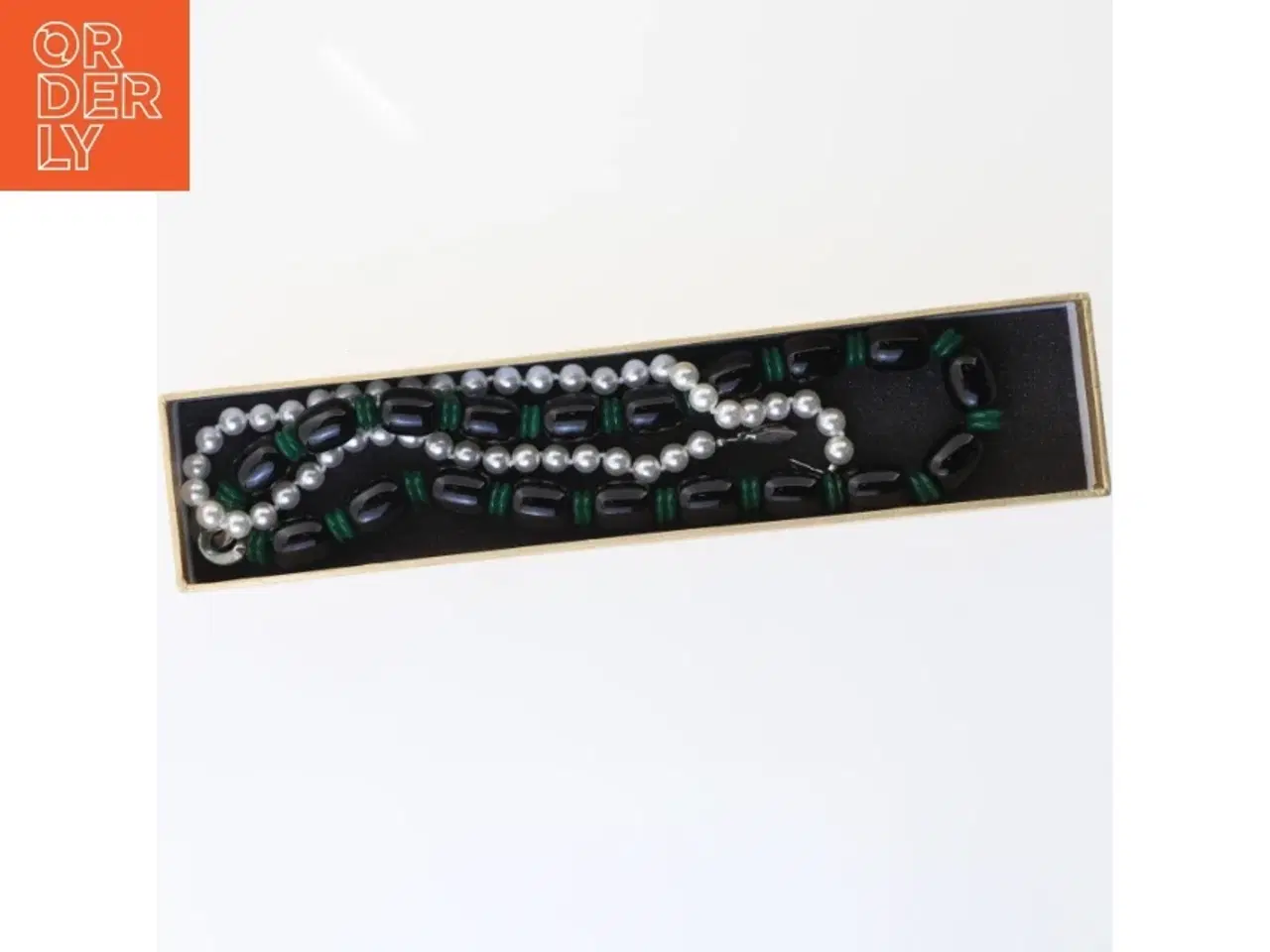 Billede 2 - Perlekæde og armbånd sæt (str. 45 og 49 cm)